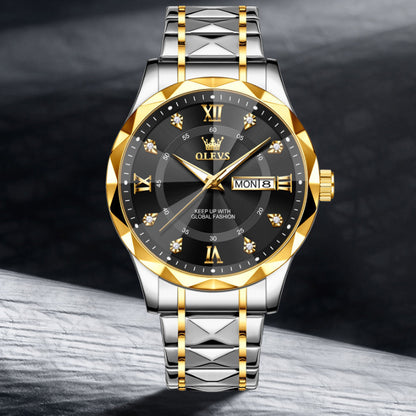 Men's Luminous Waterproof Quartz Watch | Business Style | Multiple Colourways