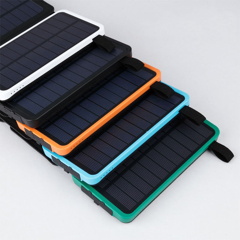 Solar Power Bank Wireless Charging & LED Torch – Waterproof Outdoor 2, 3 or 4 Solar Panels
