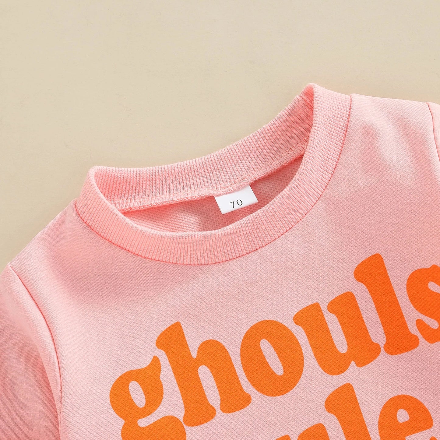 Children's Letter Print Cotton Pullover Sweater | Kids Casual Top