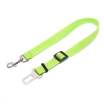 Pet Car Seat Belt Safety Lead | Adjustable Nylon Dog Travel Tether