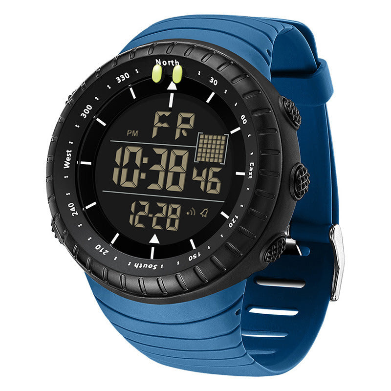 Large Dial Luminous Waterproof Watch for Men - Casual & Sports Style