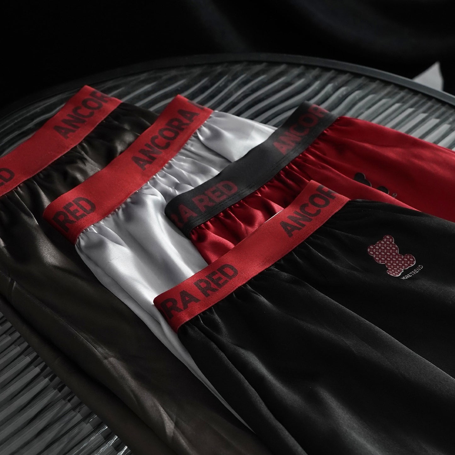 Men's Polyester Boxer Briefs – Solid Colour Mid-Waist 6 Colours