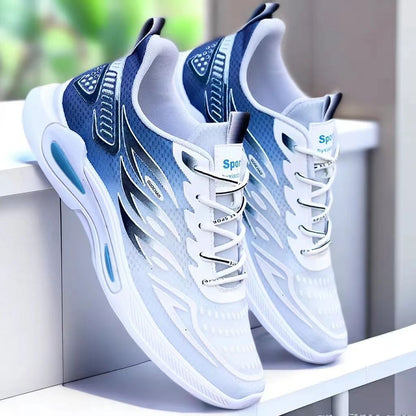 Men's Breathable Mesh Lace-Up Running Trainers | EU 39-44