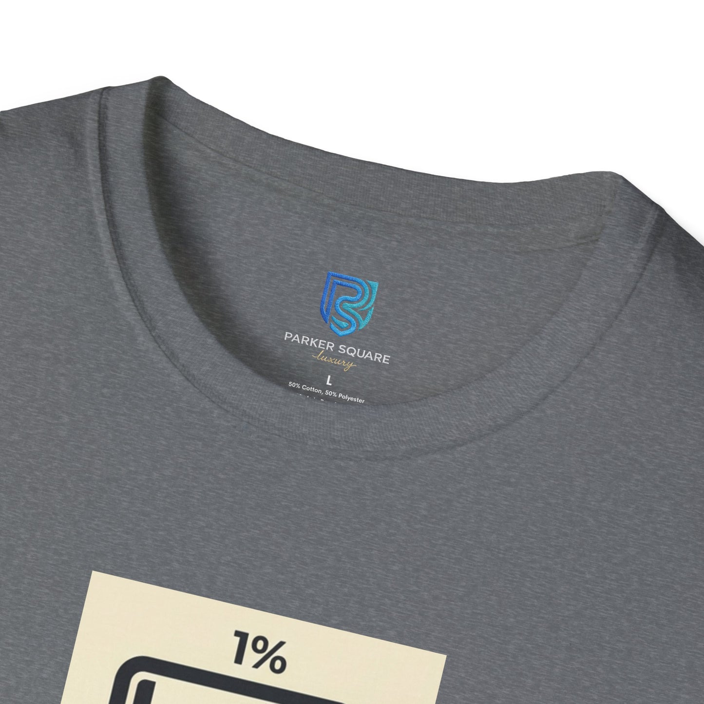 "My Social Battery Is At 1%" Low Battery Graphic Tee