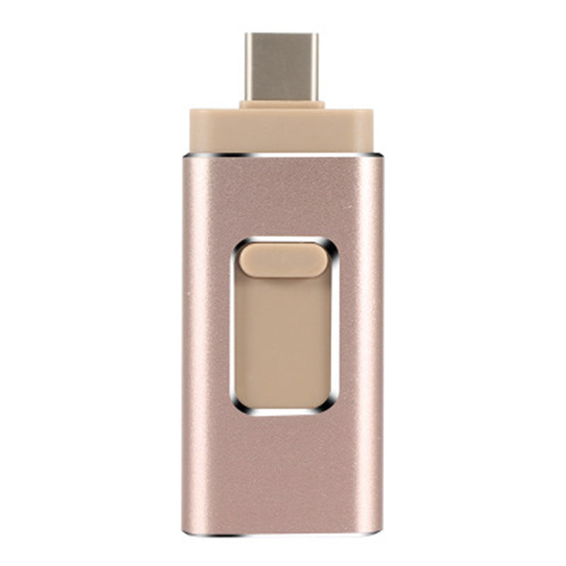 4-in-1 USB Flash Drive for iPhone, Android & PC