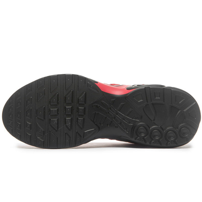 Men's Air Cushion Striped Mesh Trainers – Lightweight Breathable Sports Shoes