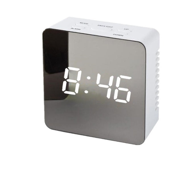 LED Mirror Alarm Clock with Temperature Display