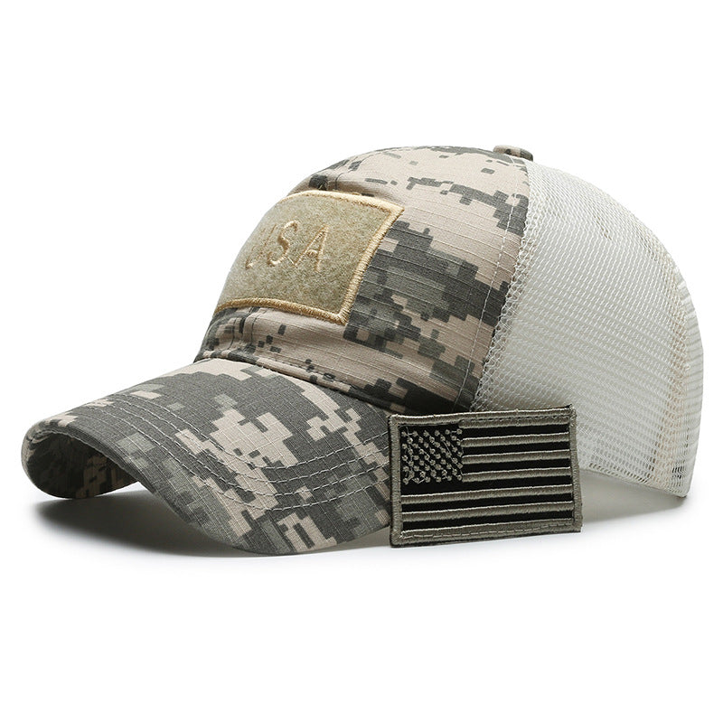 Tactical Camouflage Baseball Cap - Embroidered Cotton Unisex