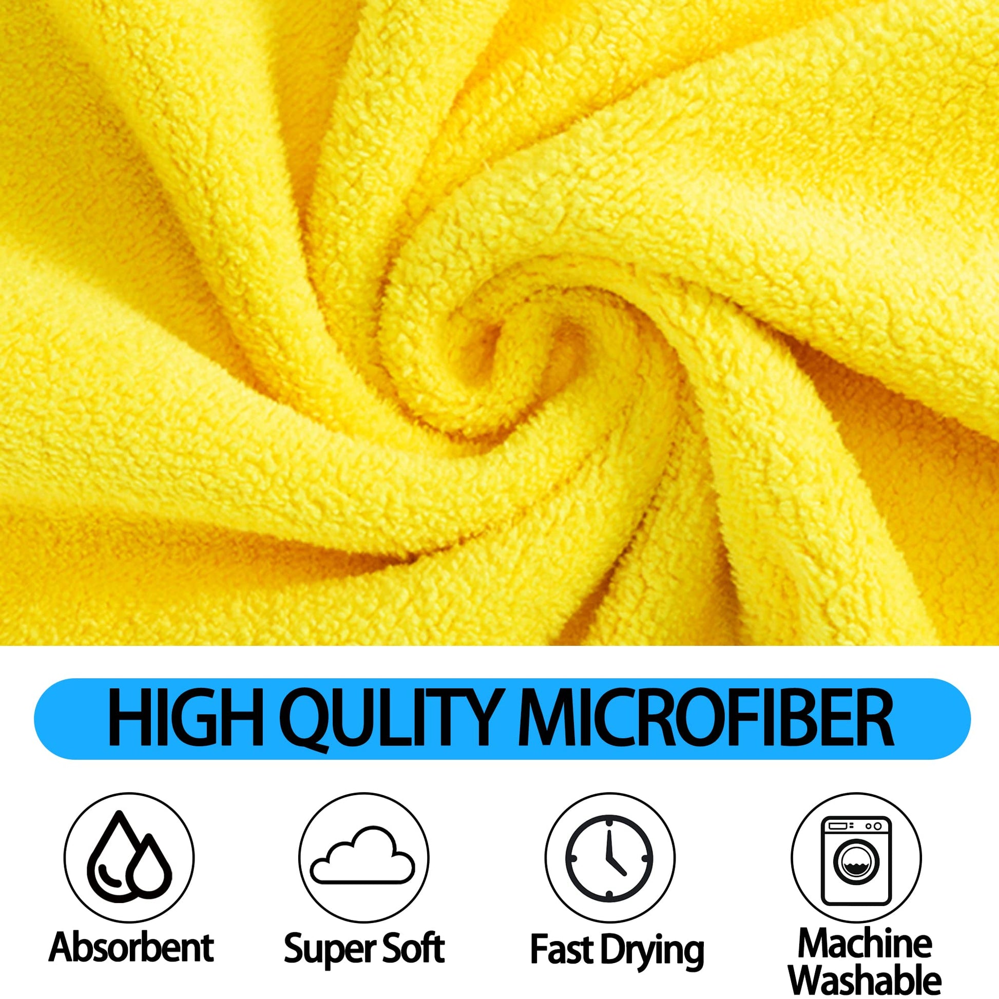 Microfibre Pet Drying Towel | Super Absorbent | 3 Sizes