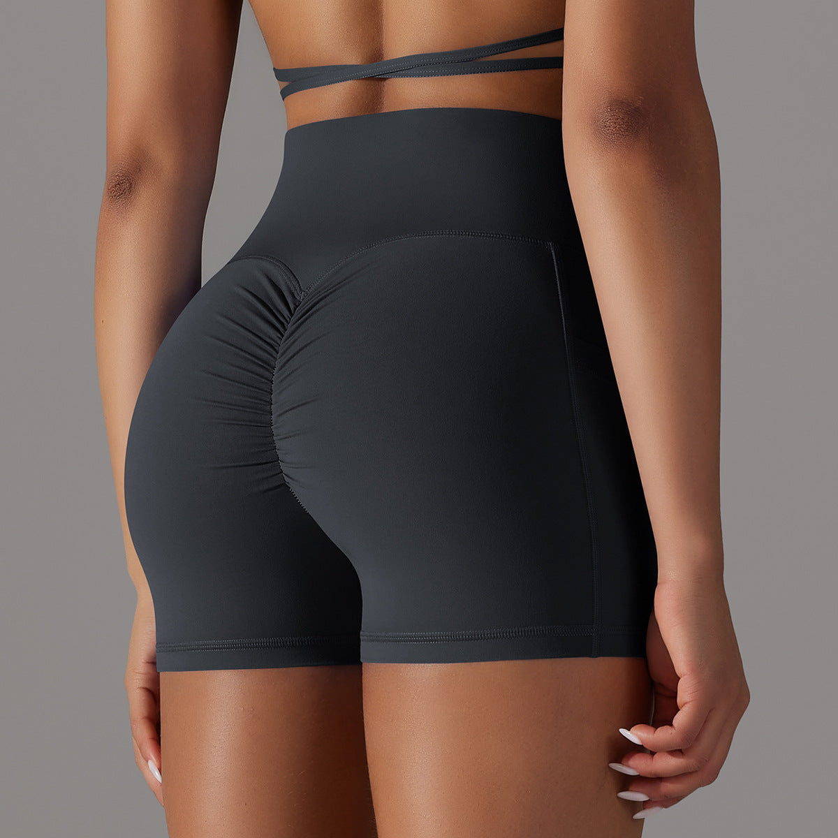 Women's Yoga Shorts with Phone Pocket | Moisture-Wicking | 4 Colours
