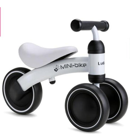 Children's Balance Twist Car – Baby Walker Scooter S-Frame Leather Seat