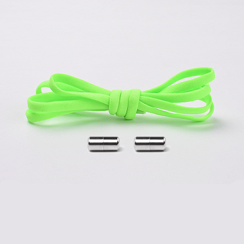 Elastic No-Tie Shoelaces – Half-Round Capsule Lock, 22 Colours