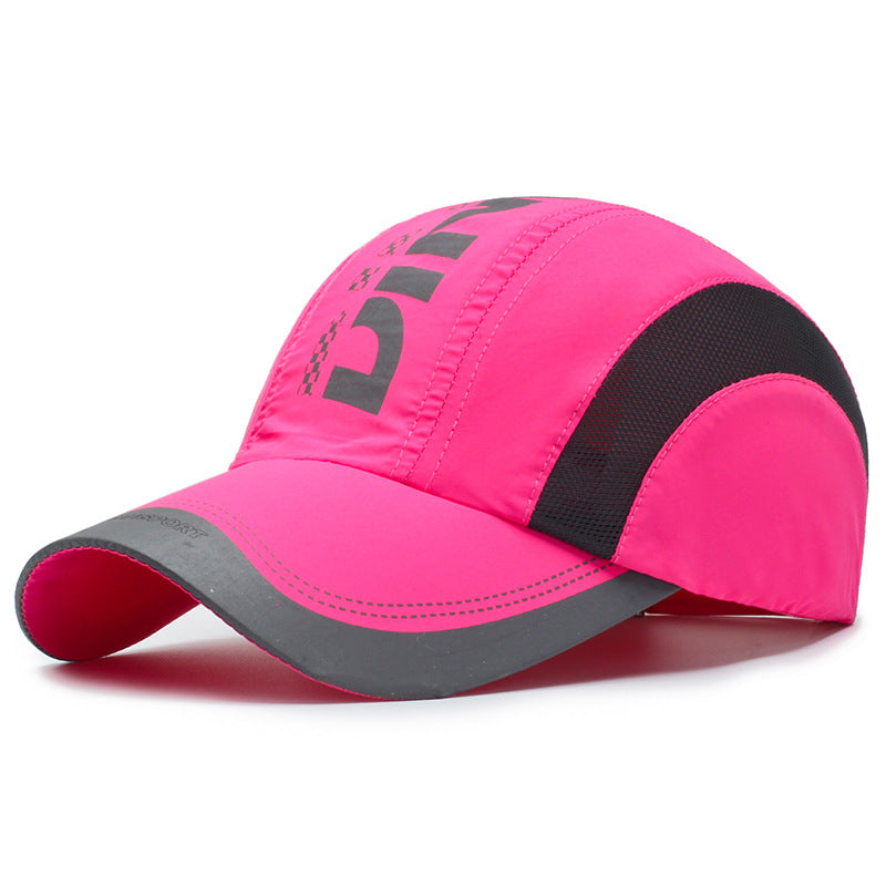Breathable Polyester Sports Cap - Sun Protection Dome Cap
