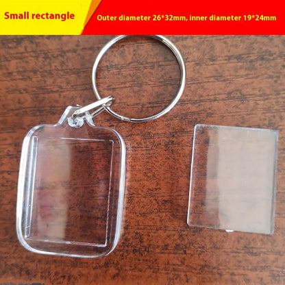 Clear Acrylic Keychain Blank | 16 Shapes | DIY Craft