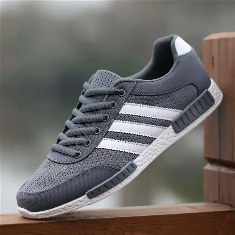 Men's Casual Sport Trainers | Breathable Mesh Lace-Up Shoes
