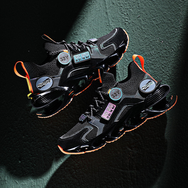 Men's High-Top Basketball Trainers – Colour-Block