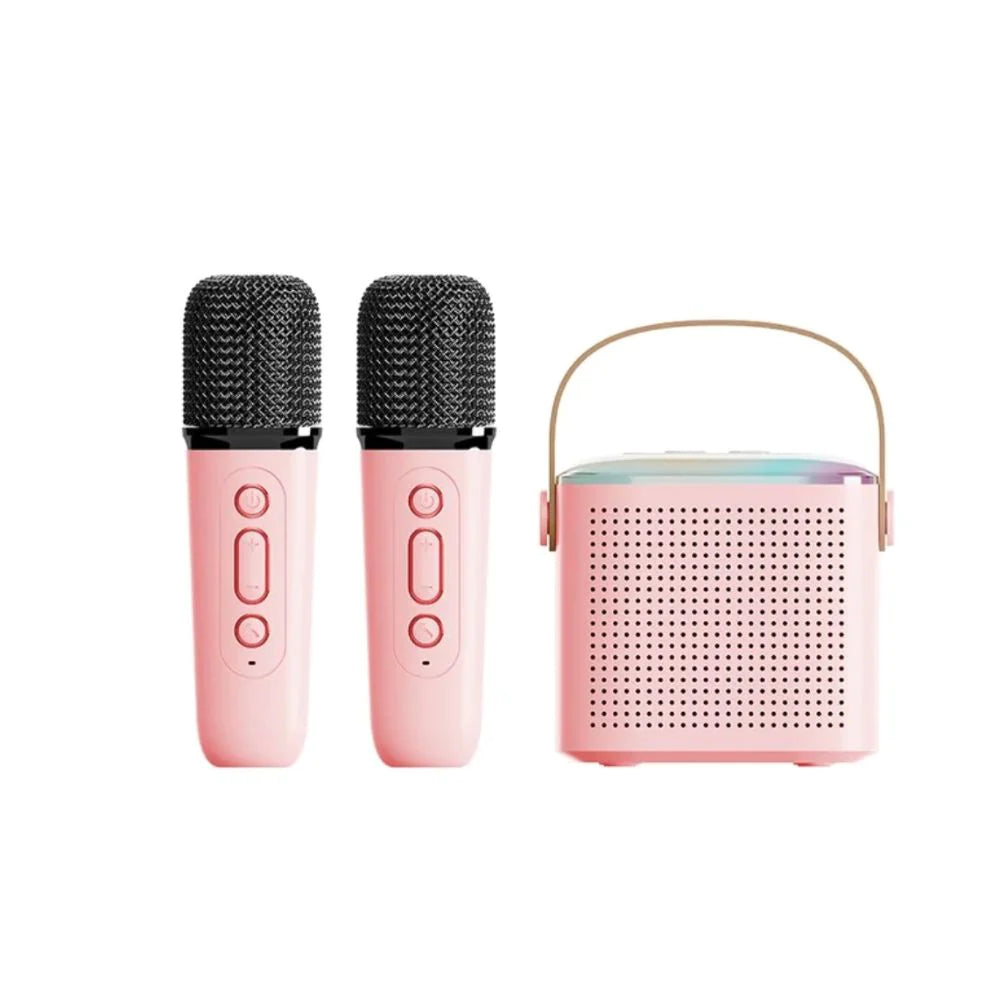 Bluetooth Karaoke Machine with 2 Wireless Microphones