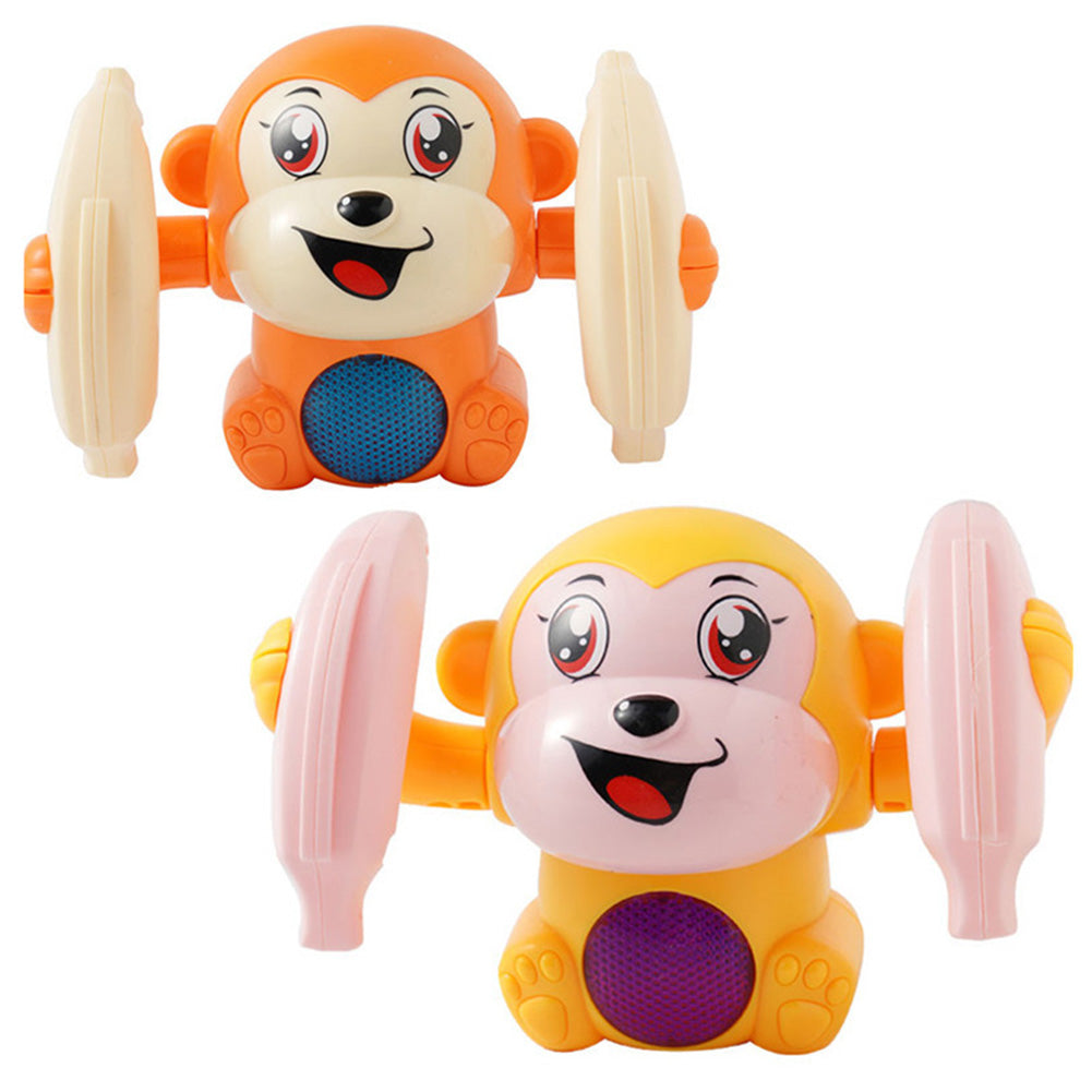 Electric Tumbling Monkey Toy - Light & Sound