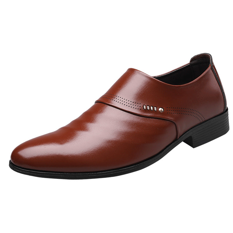 Men's Pointed Toe Casual Shoes | Glossy & Mesh | EU 38-48