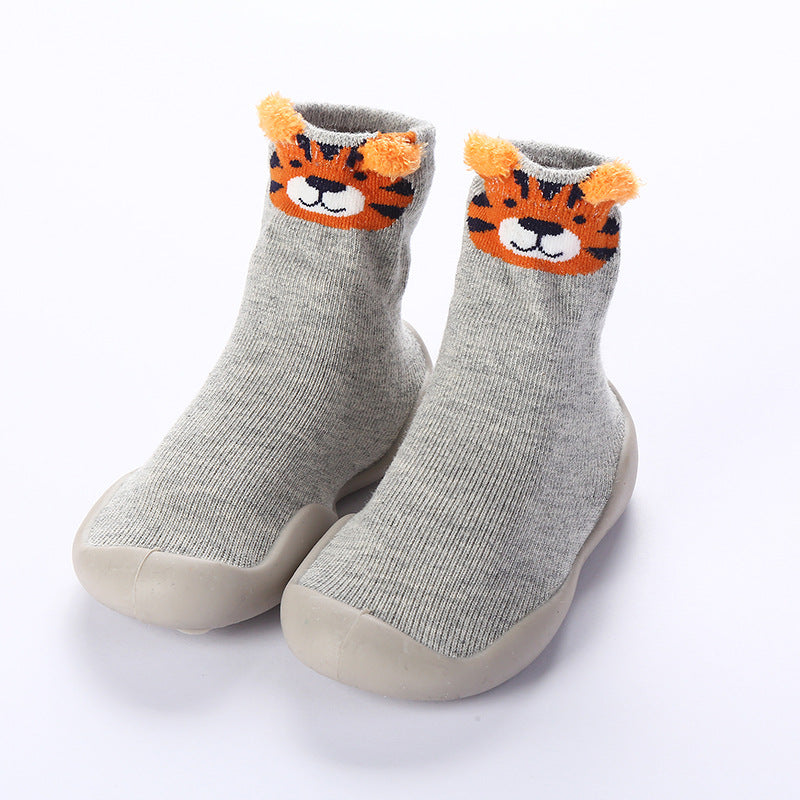 Baby & Toddler Soft-Sole Non-Slip Indoor Shoes | Breathable Cotton Letter Print Shoes