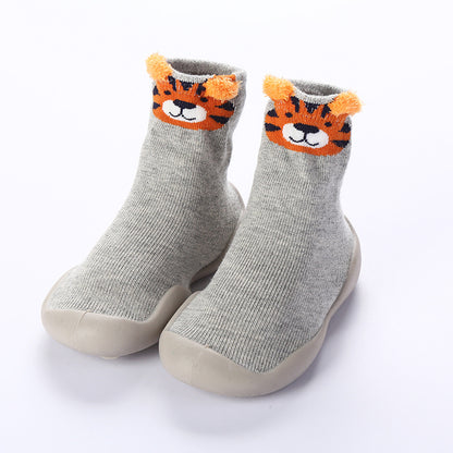 Baby & Toddler Soft-Sole Non-Slip Indoor Shoes | Breathable Cotton Letter Print Shoes
