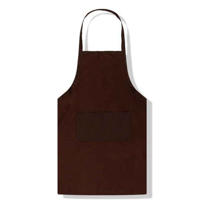 Thickened Sleeveless Kitchen Apron – Anti-Stain Home Cooking Apron in 13 Colours