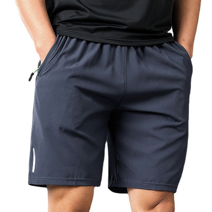 Men's Zip-Pocket Casual Sports Shorts