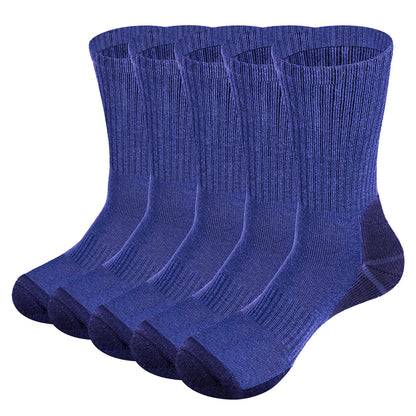 Men's Combed Cotton Mid-Tube Sports Socks – 4 Colours