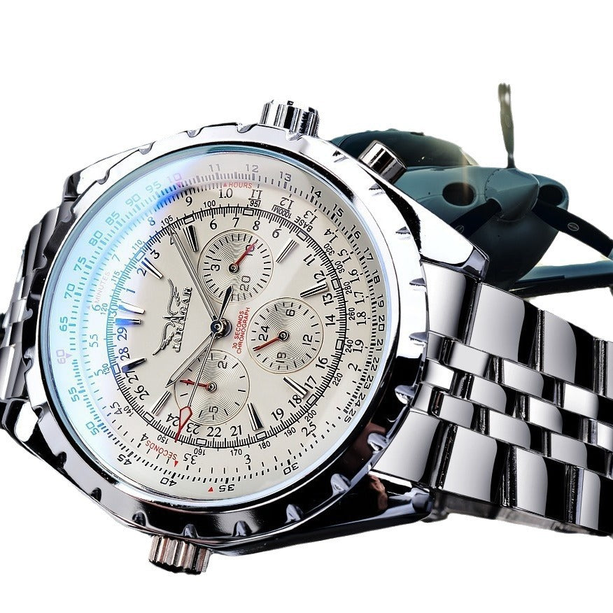 Men's Skeleton Mechanical Watch | Large Dial | 4 Styles