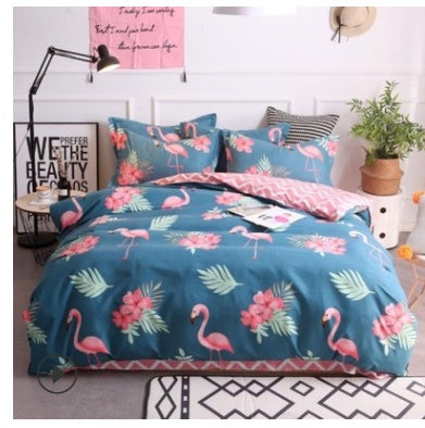 Cosy Printed Microfibre Bedding Set – 4-Piece Duvet Cover & Pillowcase