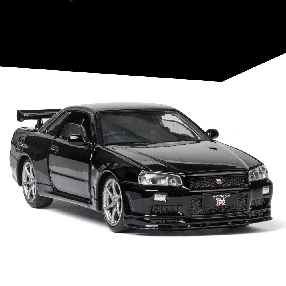 1:32 Nissan Skyline GTR34 Die-Cast Model Car - Sound & Light