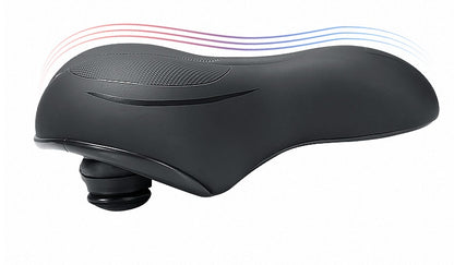 Shock Absorbing Bicycle Saddle – Spring & Spherical Suspension Seat Red, Green & Blue