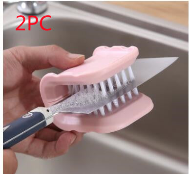 U-Shaped Cutlery Cleaning Brush