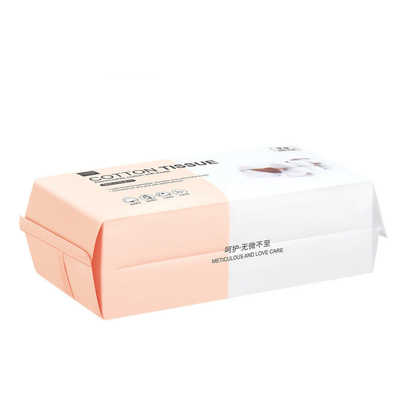 Disposable Cotton Facial Cleansing Pads | 100 Sheets | Wet & Dry Use