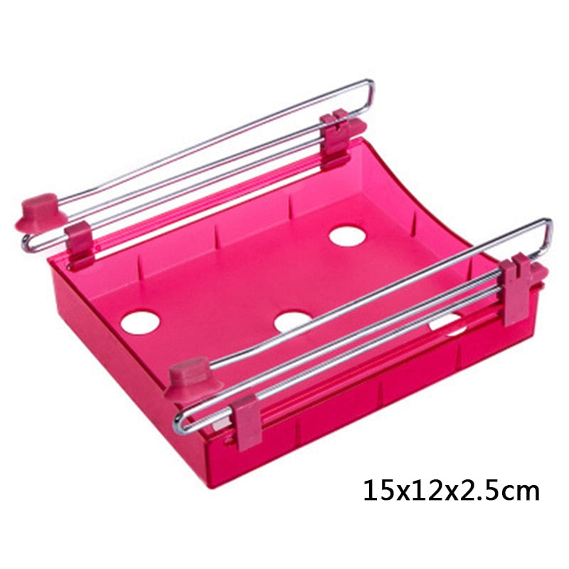 Hanging Fridge Drawer Storage Rack Organiser