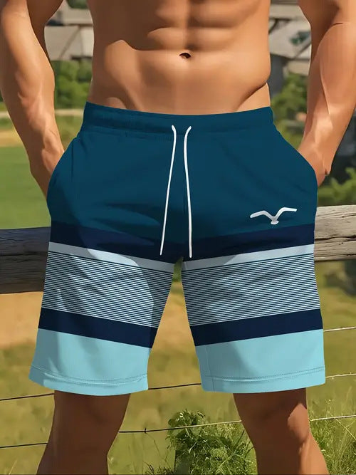 Men's Casual Printed Leisure Shorts