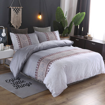 Plain Dye Polyester Duvet Cover Set | 6 Colours