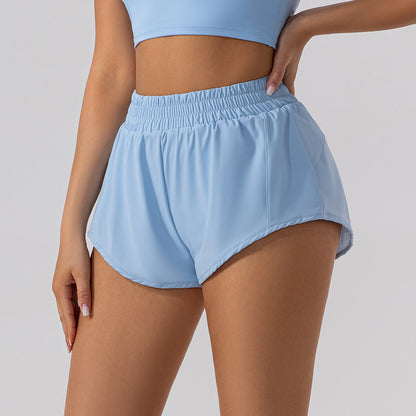 Women's Loose High-Waist Yoga Shorts | Lycra | 5 Colours