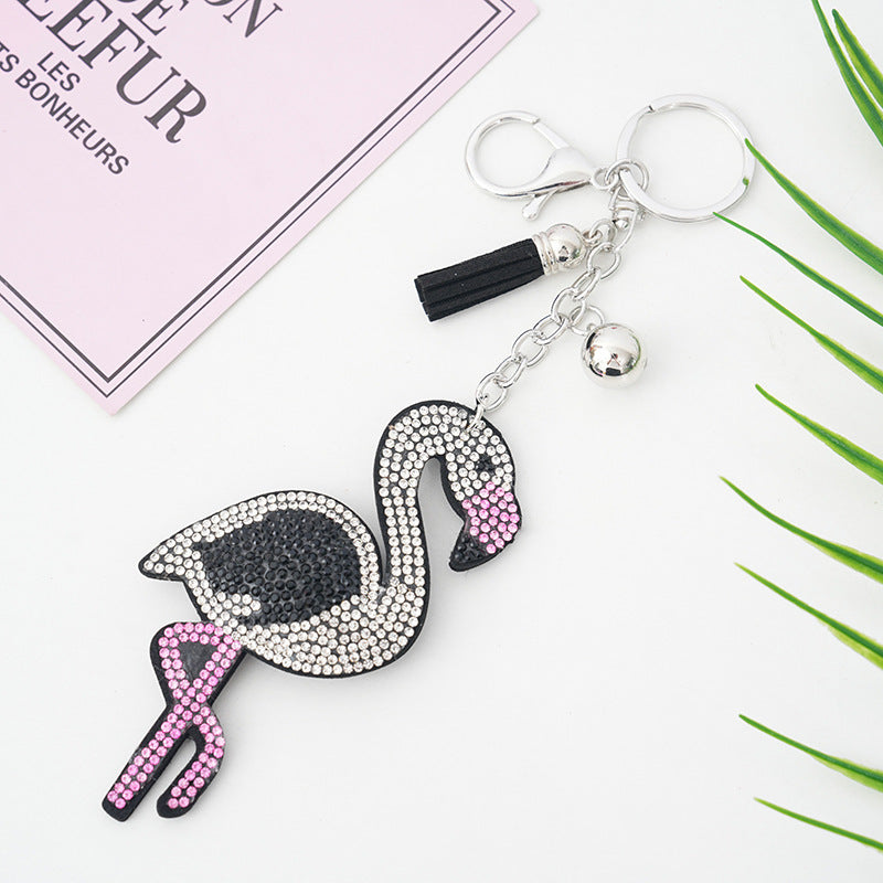 Crystal Tassel Keychain | Korean Fashion Alloy Bag Charm | 4 Colours