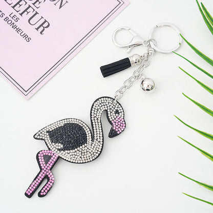 Crystal Tassel Keychain | Korean Fashion Alloy Bag Charm | 4 Colours