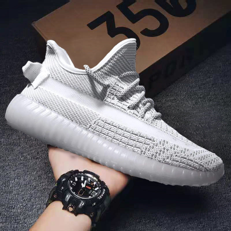 Men's Summer Mesh Trainers – Breathable Flat Sole Daily Sports Shoes