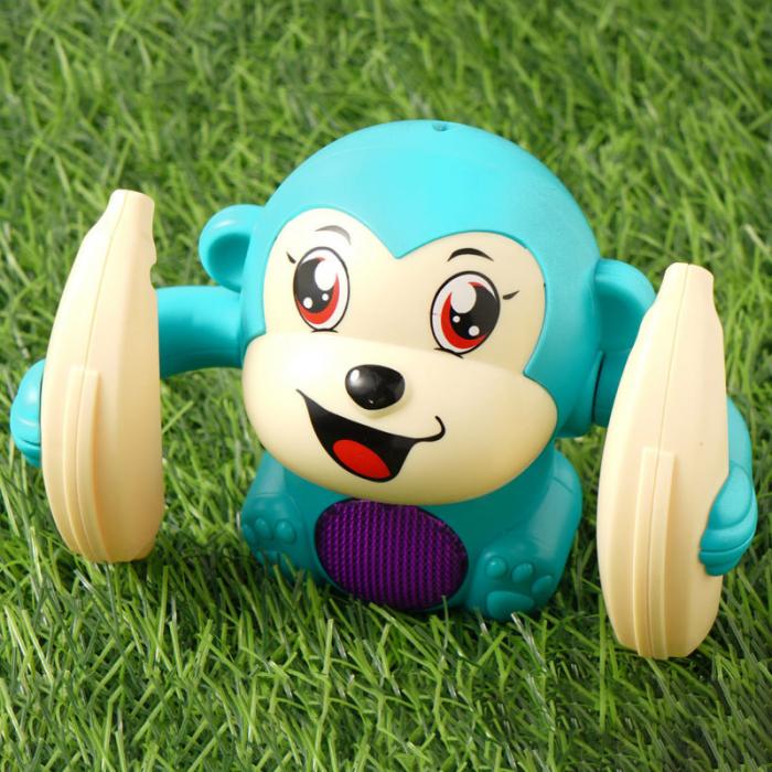 Electric Tumbling Monkey Toy - Light & Sound