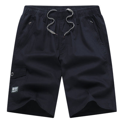 Men's Cotton Casual Work Shorts | Relaxed Fit Drawstring L-5XL