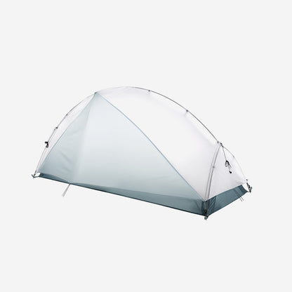 Premium Solo Double-Layer Camping Tent – Aluminium Alloy 3,000mm Waterproof White