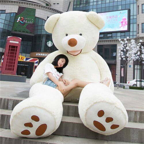 Giant Teddy Bear Plush Shell - Unstuffed Fabric Cover in Multiple Sizes