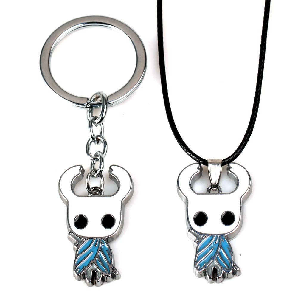 Knight Figure Metal Keychain & Necklace Pendant | Alloy Charm