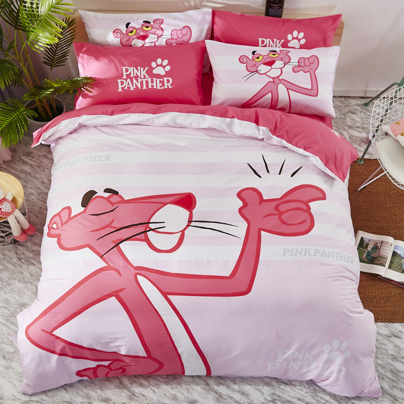 Cartoon Print Cotton Bedding Set 4 Piece | 32 Designs