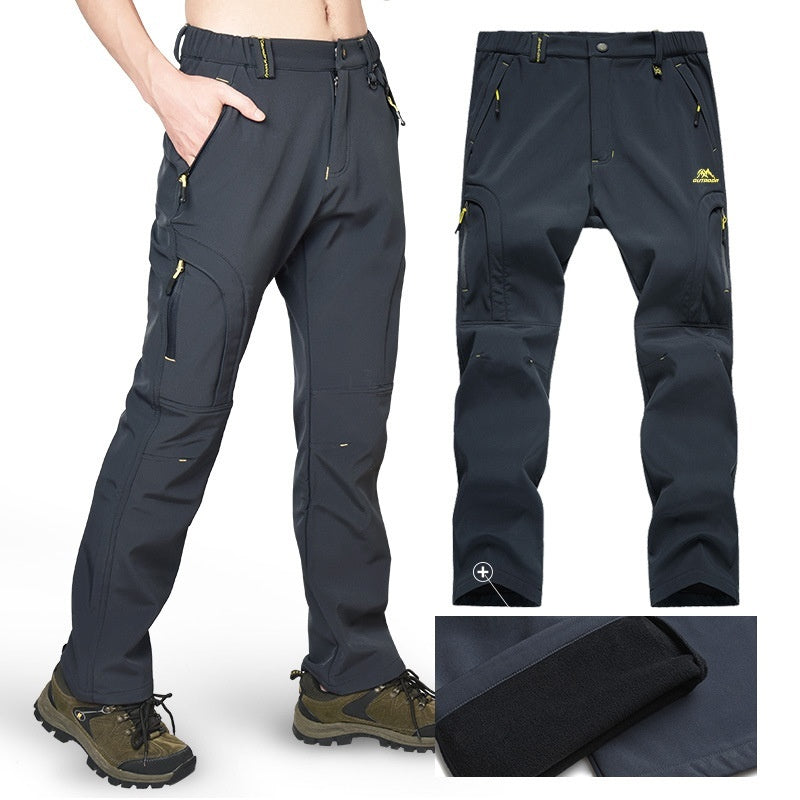 Waterproof Fleece-Lined Outdoor Trousers | Hiking & Climbing Pants