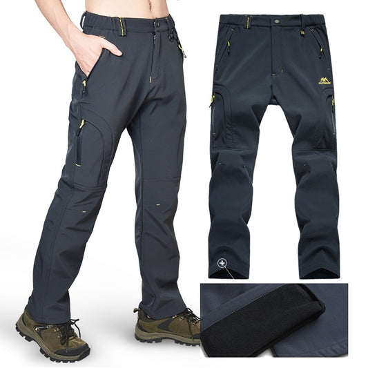 Waterproof Fleece-Lined Outdoor Trousers | Hiking & Climbing Pants
