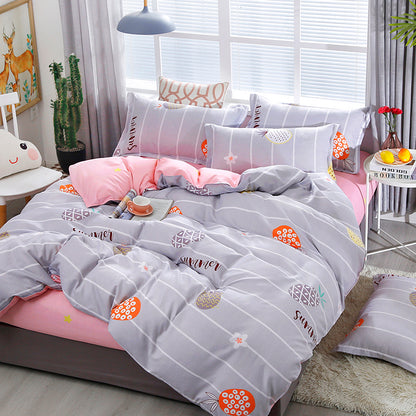 Cotton Blend Bedding Set 4 Piece 2.2m Super King | 6 Designs
